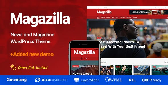 Magazilla - News & Magazine Theme