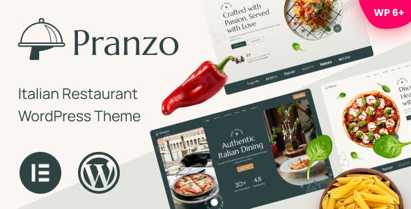 Pranzo - Italian Restaurant WordPress Theme