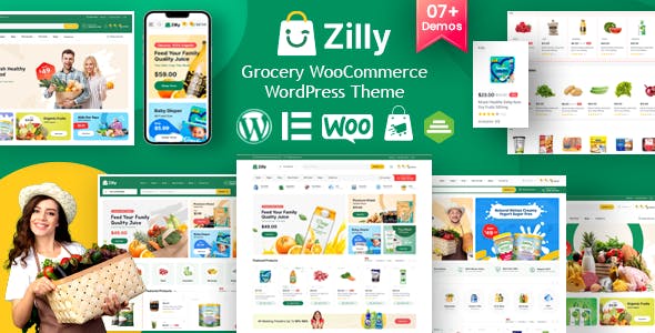 Zilly - Grocery Store WooCommerce WordPress Theme