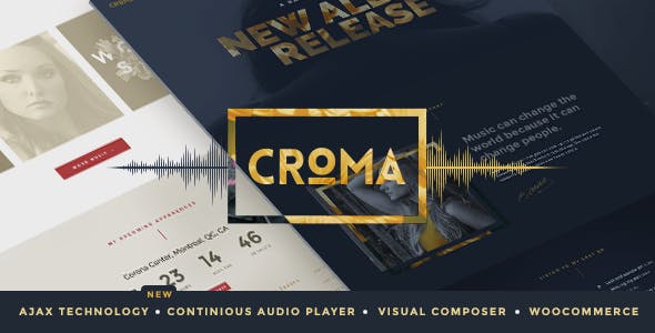 Croma - Music WordPress Theme with Ajax and Continuous Playback