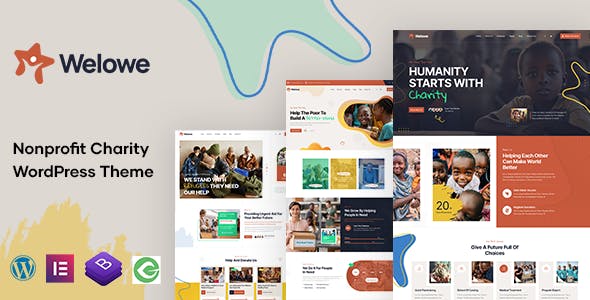 Welowe - Nonprofit Charity WordPress Theme