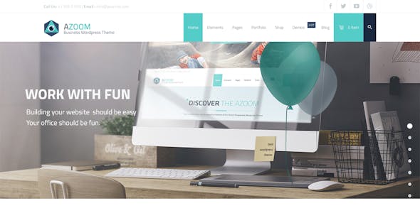 Azoom | Multi-Purpose Theme with Animation Builder