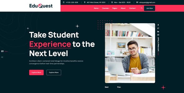 EduQuest – Education LMS WordPress Theme