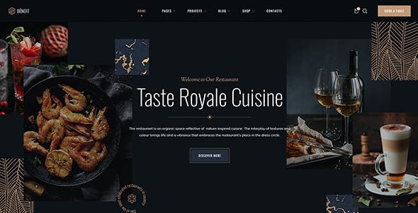 Benoit - Restaurants & Cafes WordPress Theme