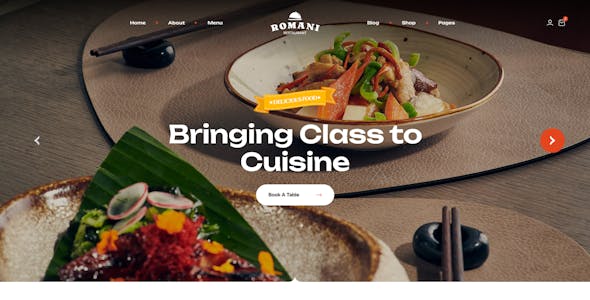 Romani - Restaurant WordPress Theme