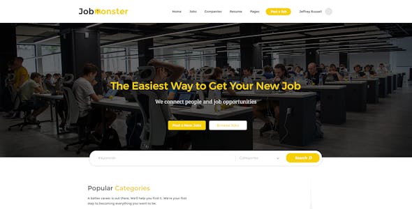 Jobmonster - Job Board WordPress Theme