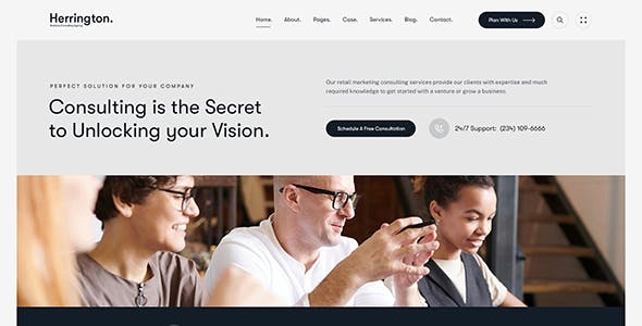Herrington - Business Consulting WordPress Theme