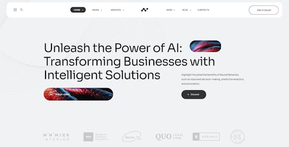 Neuros | AI Agency & Technology WordPress Theme