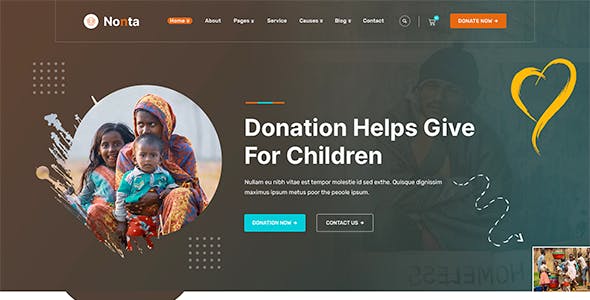 Nonta - Nonprofit & Charity WordPress Theme