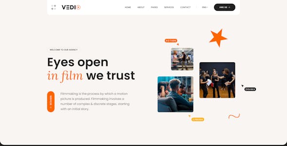 Vedio - Video Production Wordpress Theme