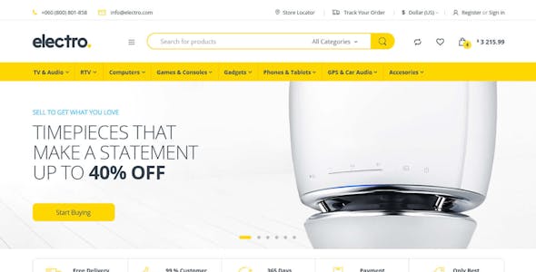 Electro Electronics Store WooCommerce Theme