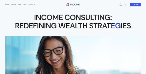 Income - Finance & Consulting Business WordPress Theme