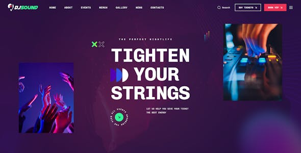 DJsound - Night Club WordPress Theme