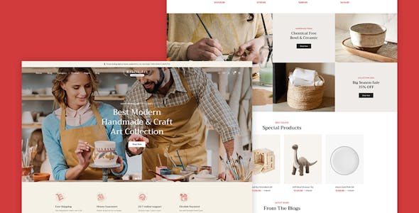 KraftiArt - Furniture, Art & Crafts - WooCommerce Responsive Theme