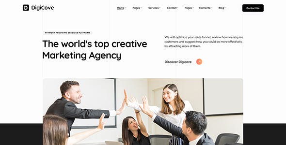 Digicove - Digital Marketing Agency WordPress Theme