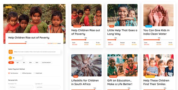 BigHearts - Charity & Donation WordPress Theme