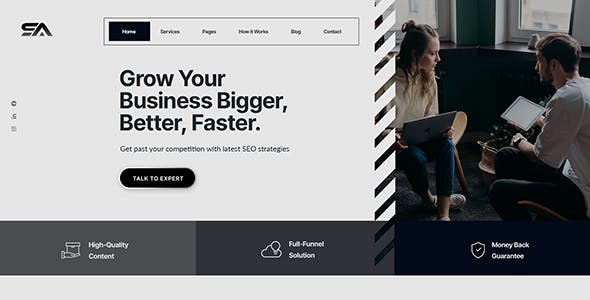 Saira - Digital Agency WordPress