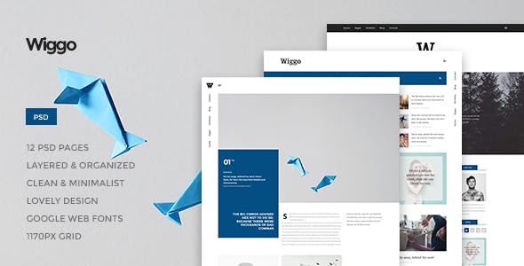 Wiggo - Multi-Concept HTML Template