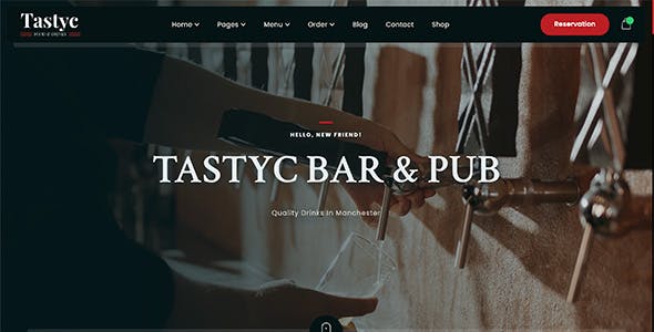 Tastyc - Cafe Restaurant Theme