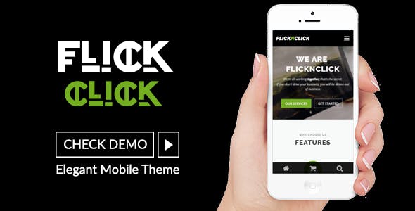 Flicknclick - Responsive Mobile/Smartphone Theme