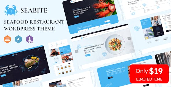 Seabite - Seafood Restaurant WordPress Theme