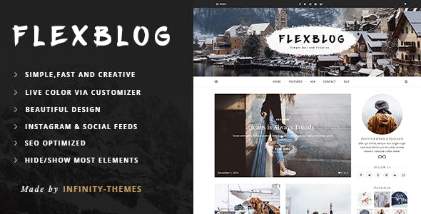 Flexblog -  A Personal WordPress Blog Theme