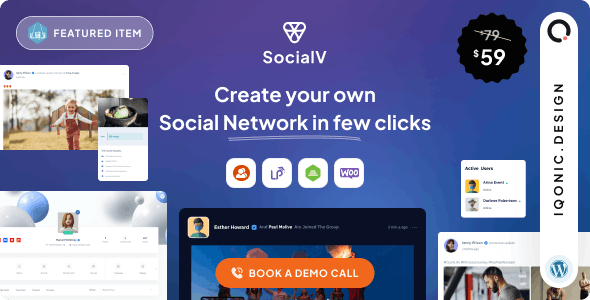 SocialV - Social Network and Community BuddyPress Theme